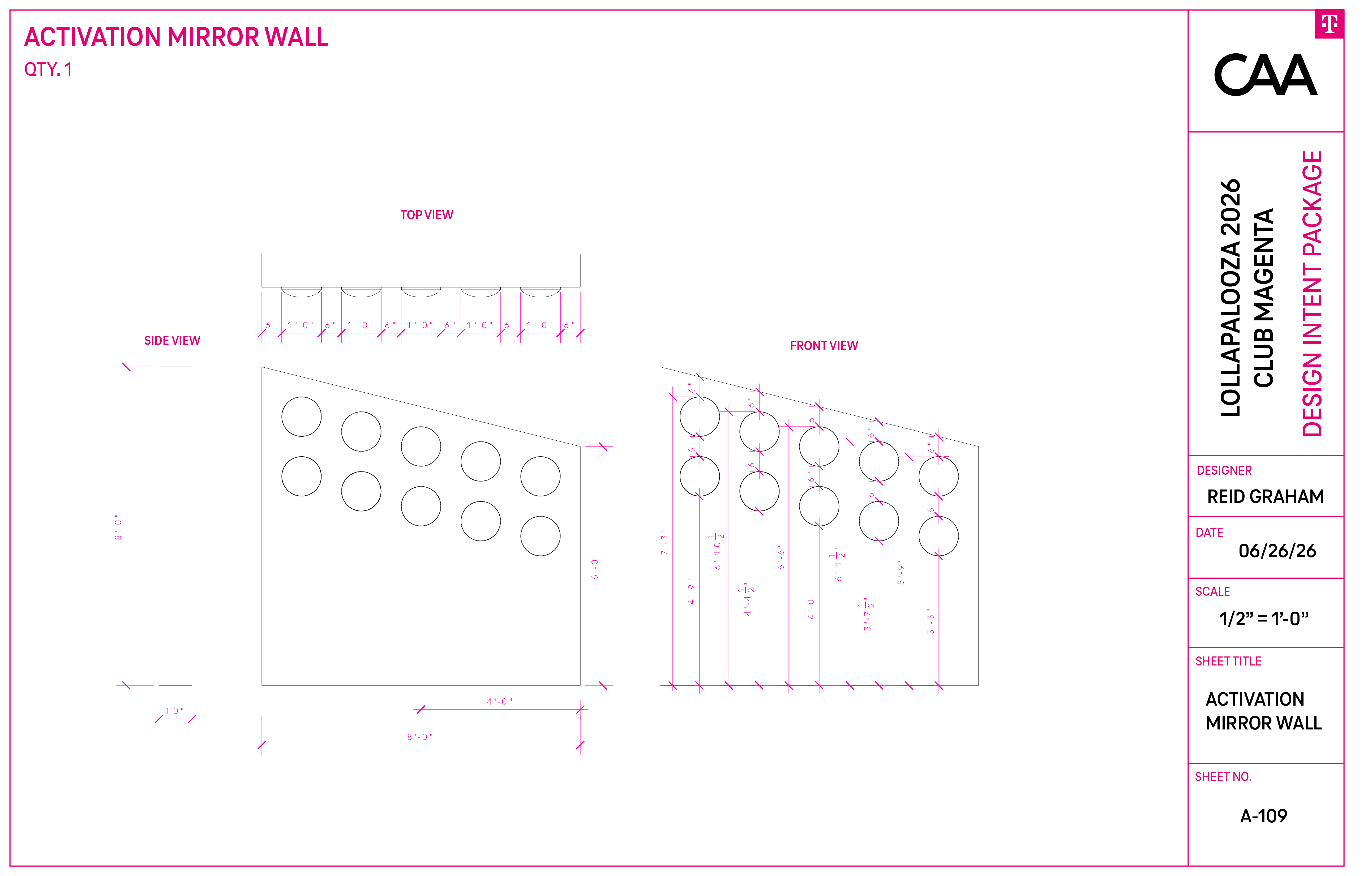 Activation Mirror Wall