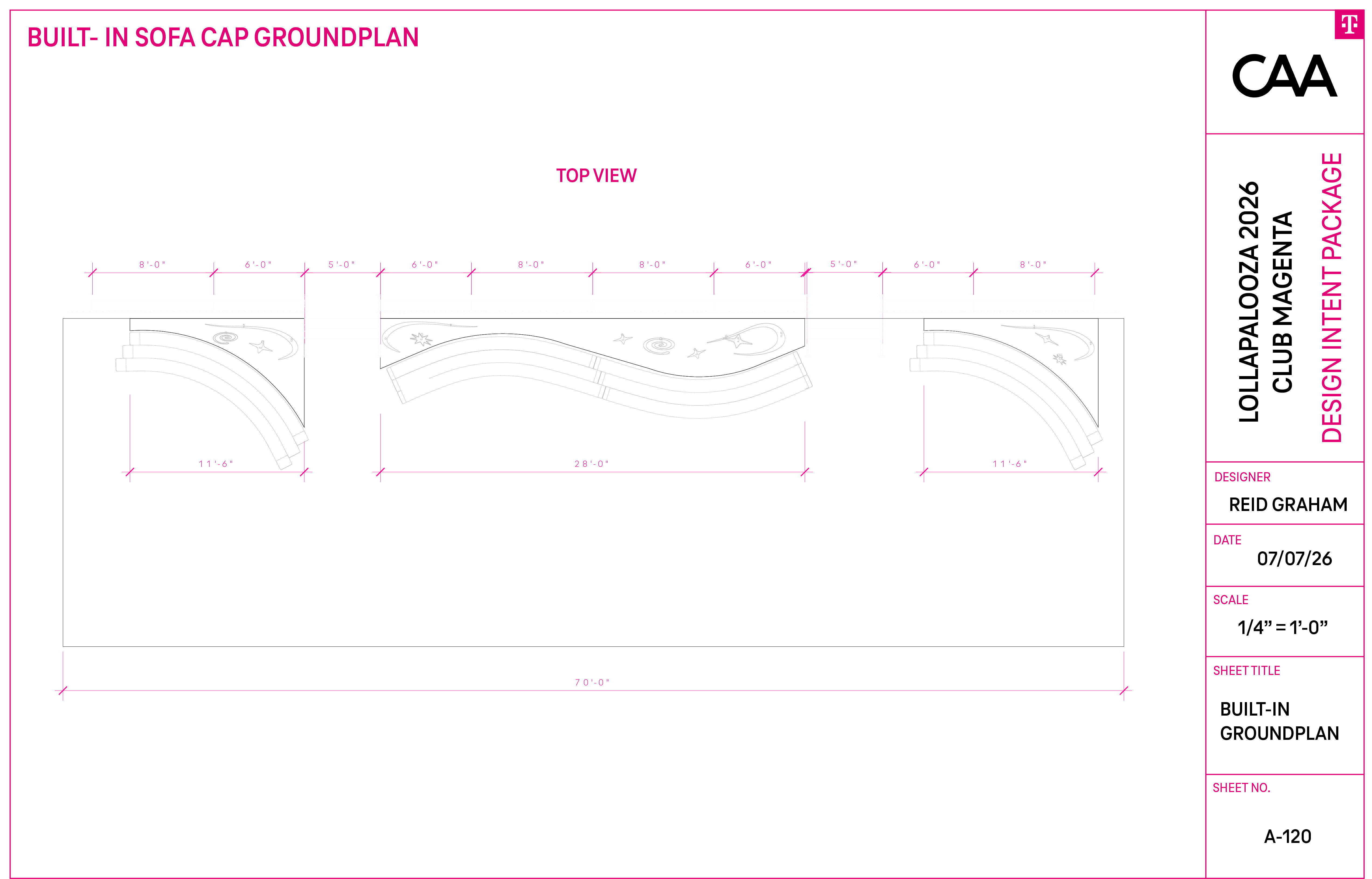 Built-In Sofa Cap Groundplan