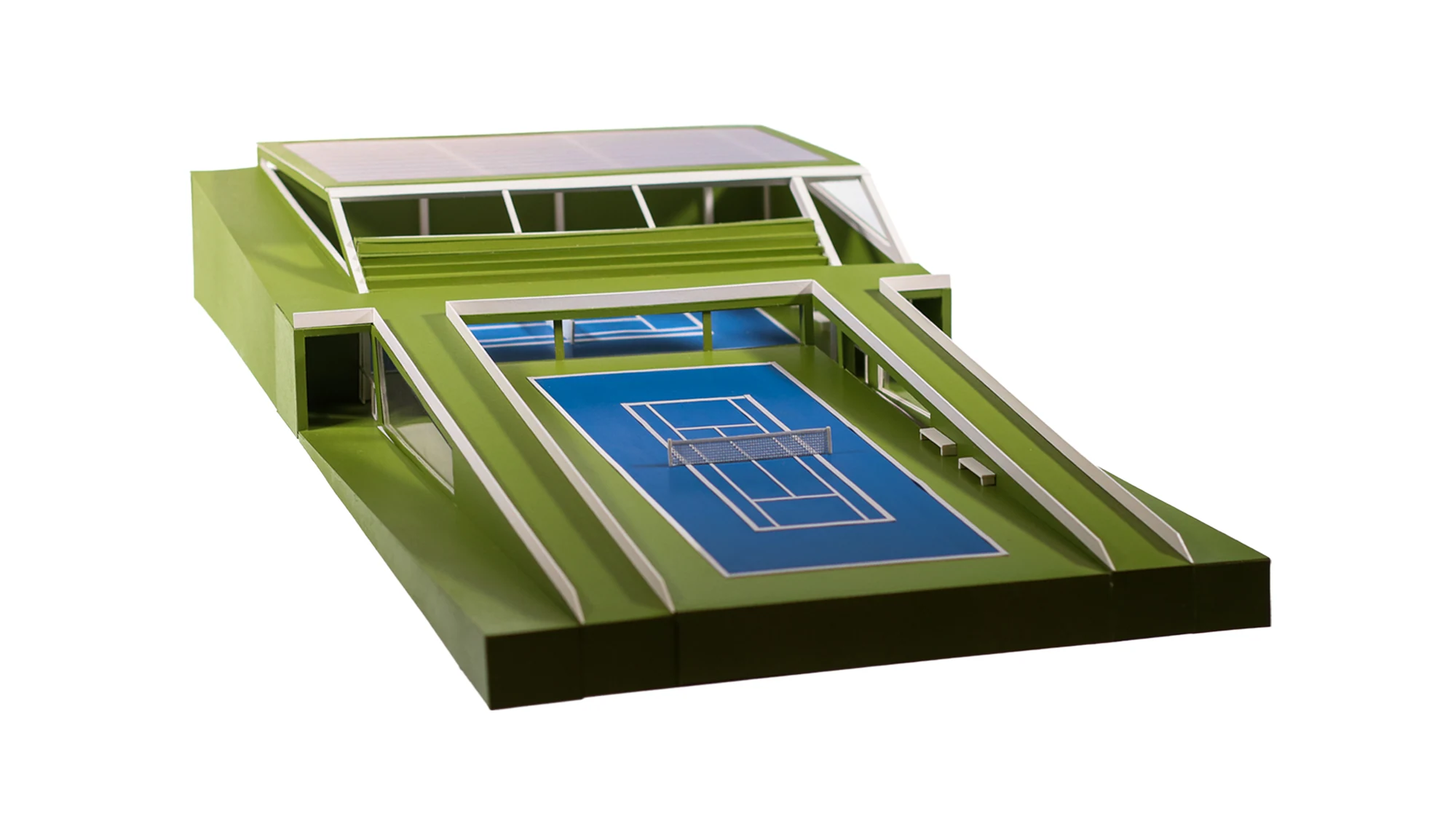 Field House physical model, view 1